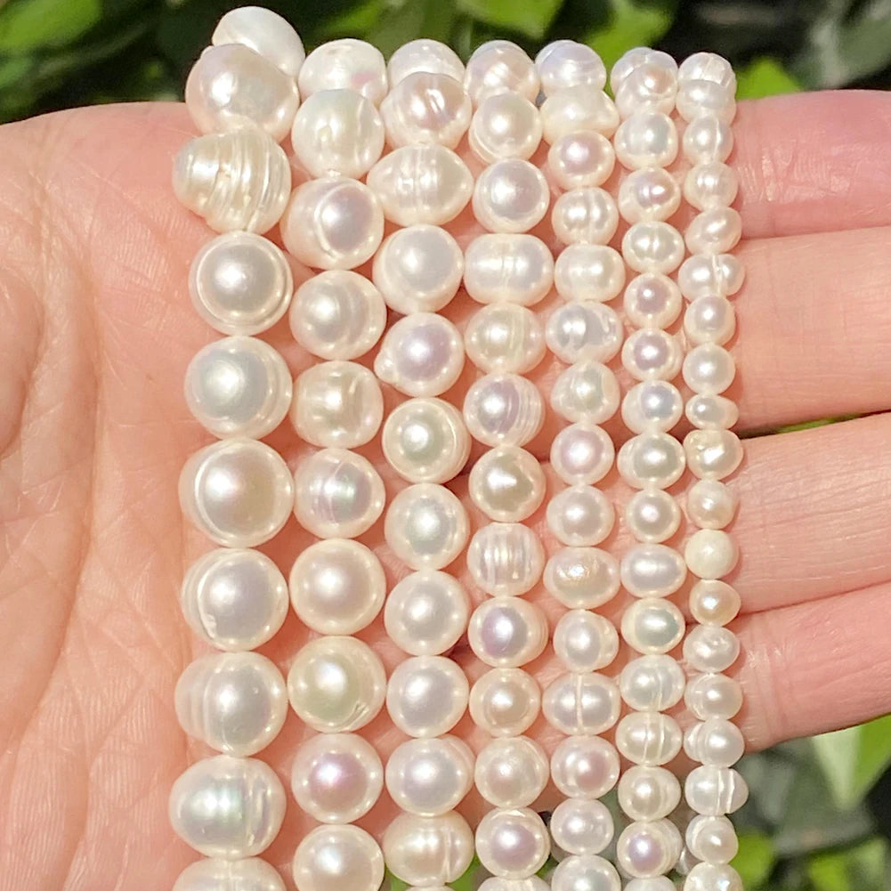 Natural Freshwater Pearl Beads for Jewelry Making - Smarsty