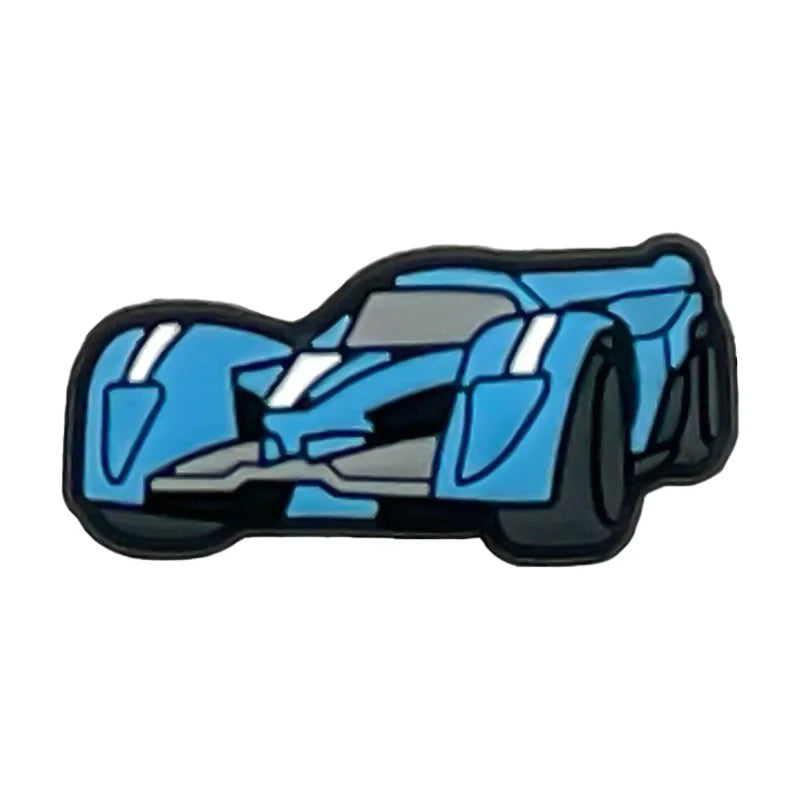 1-20pcs Car Shoe Charms Cool Vehicle Shoe Accessories Cartoon Decorations Pins for Men Boys Kids DIY Clog Buckle Garden Sandal
