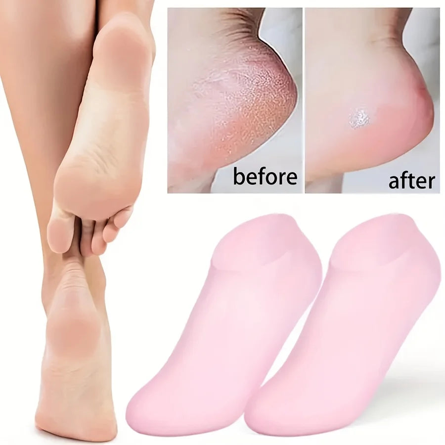 Moisturizing Silicone Foot Socks for Cracked Feet - Smarsty