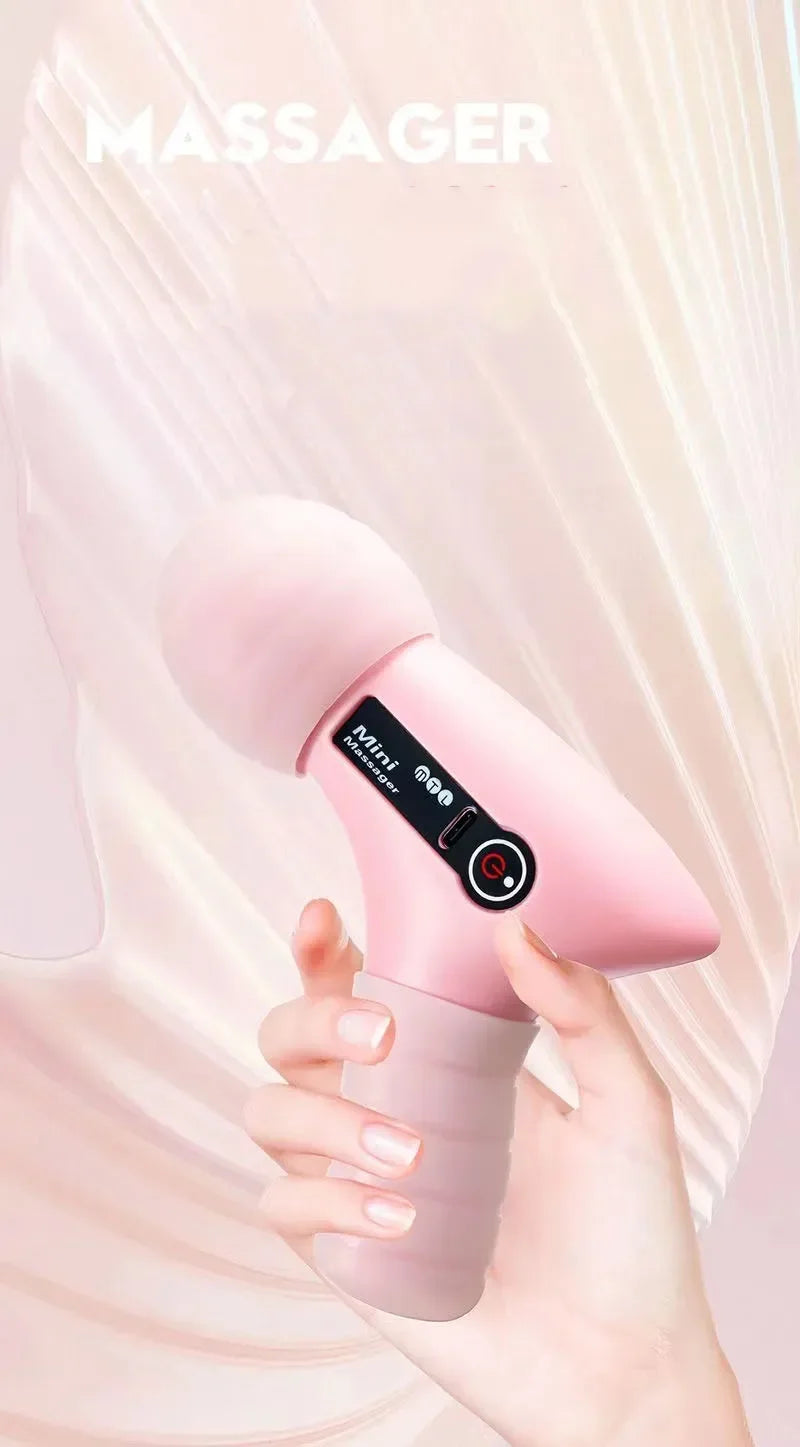 Mini LCD Screen Muscle Massager with Six Heads - Smarsty