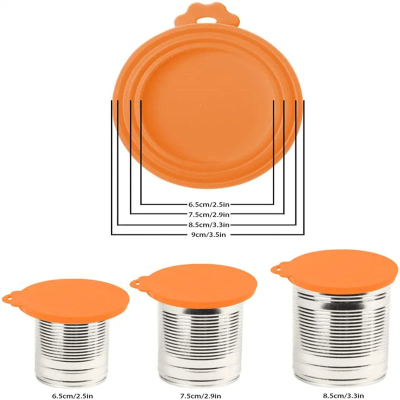Reusable Pet Food Can Cover and Spoon Set - Smarsty