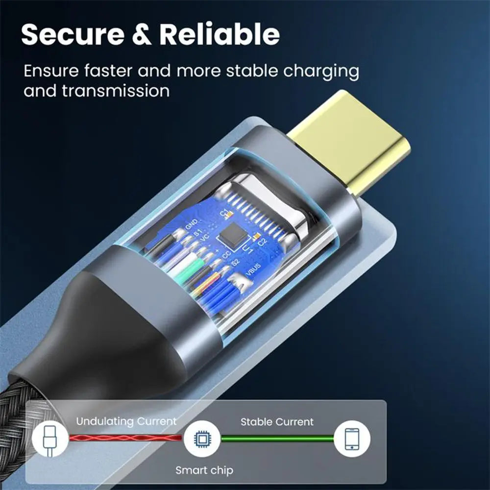 100W Fast Charging USB Type C Extension Cable - Smarsty