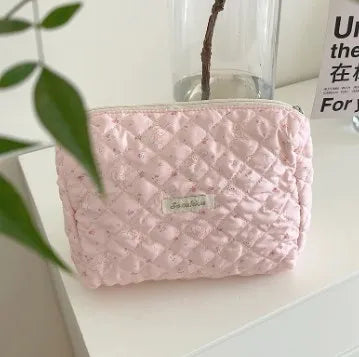 Large Capacity Women's Cosmetic Bags Cases Casual Ladies Small Storage Bag with Zipper Female Travel Clutch Bag Small Handbags - Smarsty