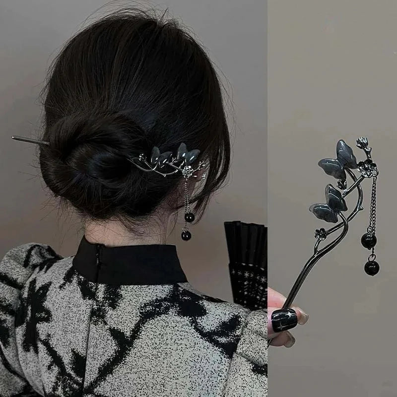 2024 Vintage Chinese Style Butterfly Hair Stick for Women - Smarsty