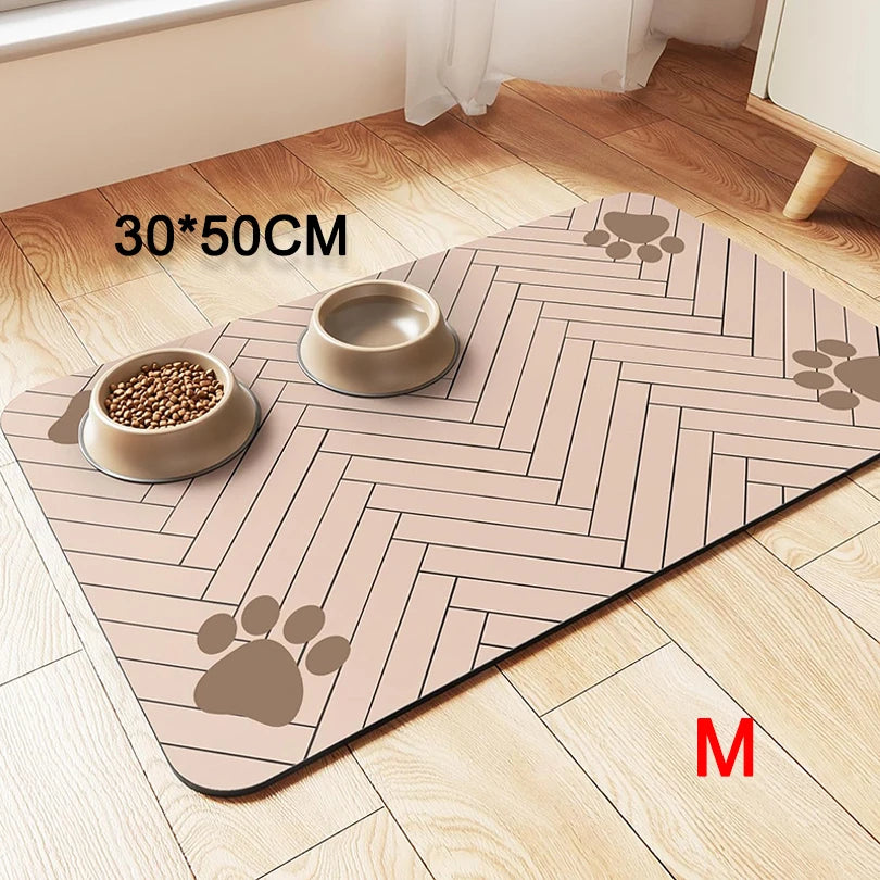 Waterproof Pet Feeding Mat with Quick Dry Feature - Smarsty