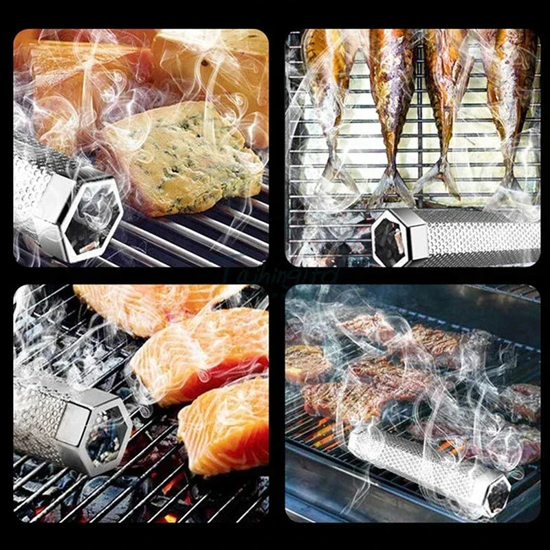 Stainless Steel Smoker Grill Tube for Easy Smoking - Smarsty