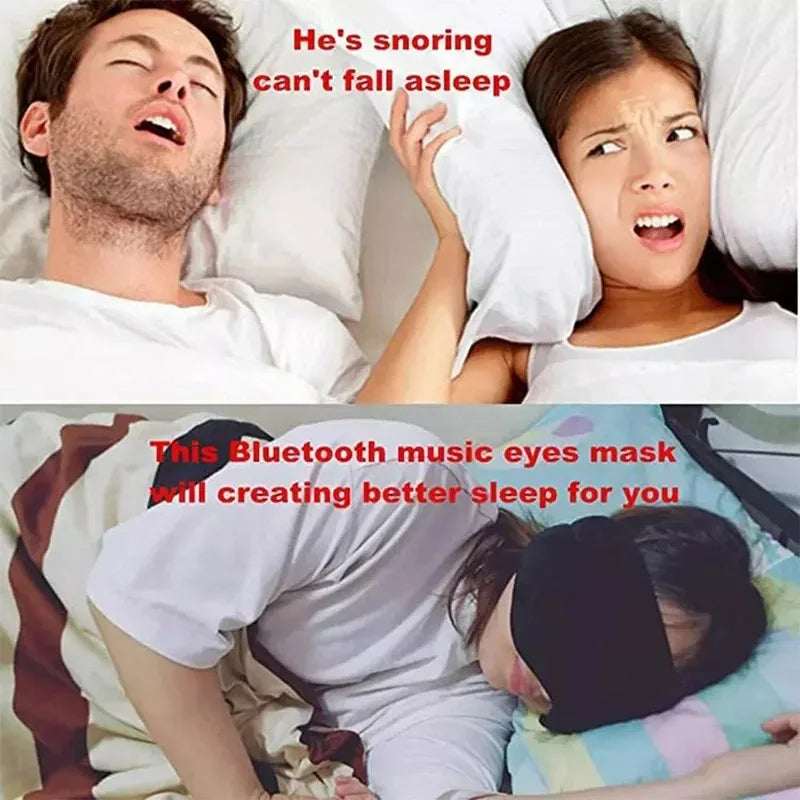 Bluetooth Eye Mask Headphones for Comfortable Sleep - Smarsty