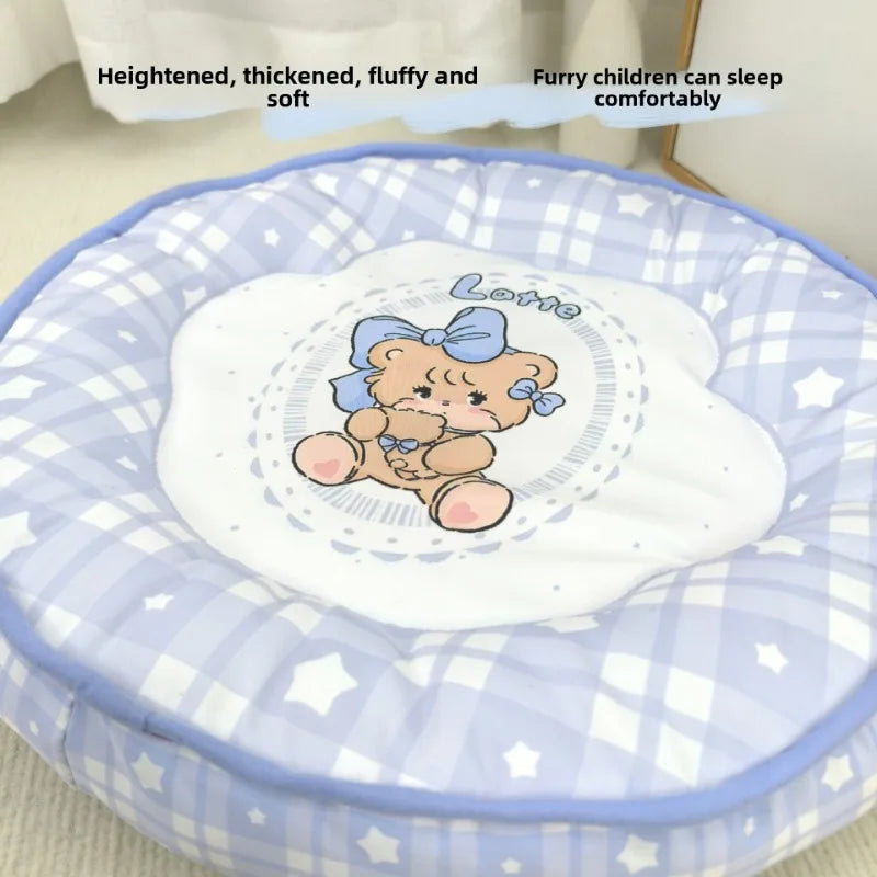 Round 50cm Reusable Pet Cooling Mat for Cats and Dogs - Smarsty