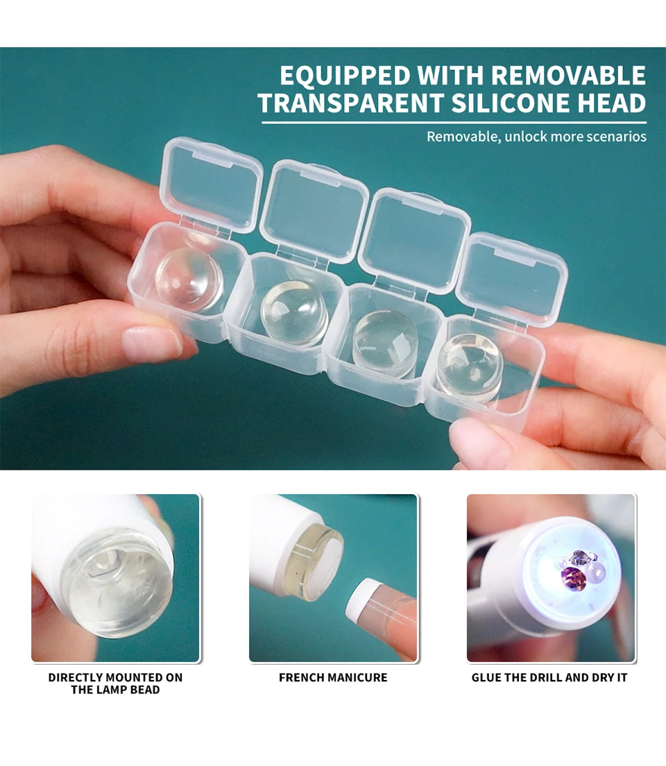Portable Mini Nail UV LED Lamp for Quick Drying - Smarsty