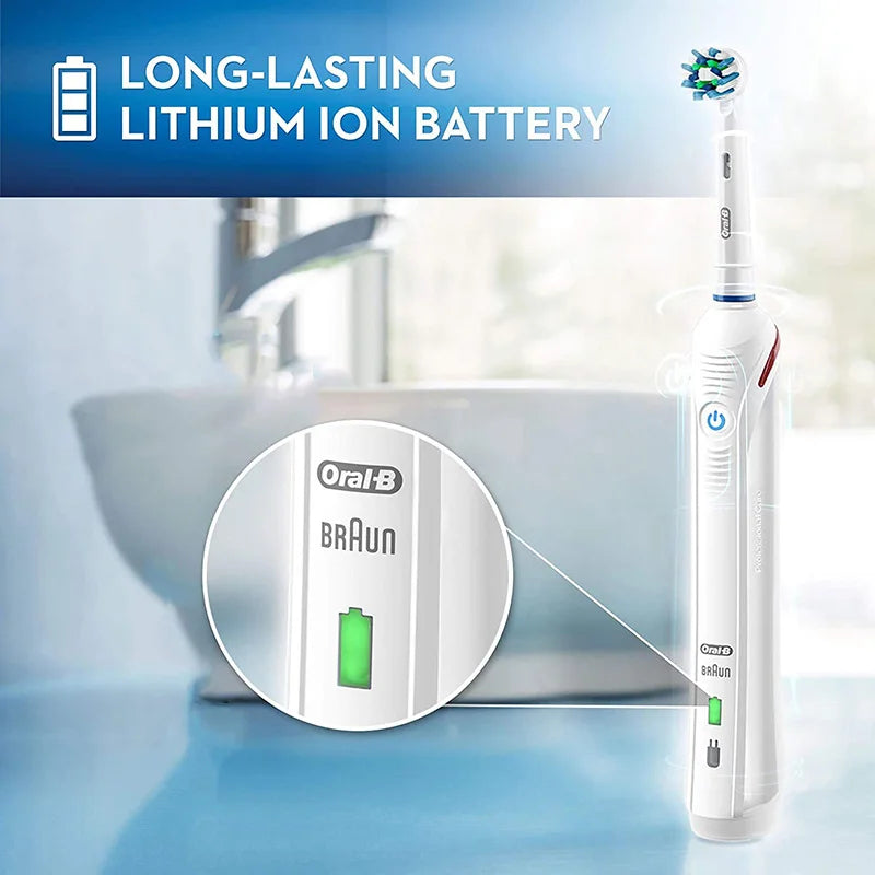 Oral B Electric Toothbrush Pro 4000 with Pressure Sensor - Smarsty