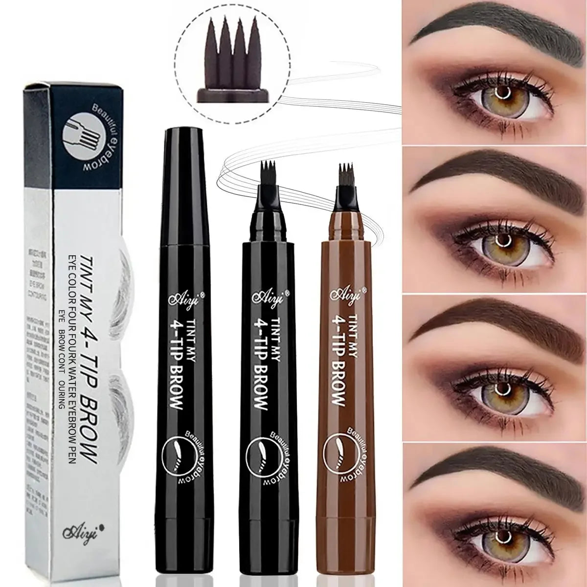Waterproof Eyebrow Tattoo Pen for Long-Lasting Makeup - Smarsty