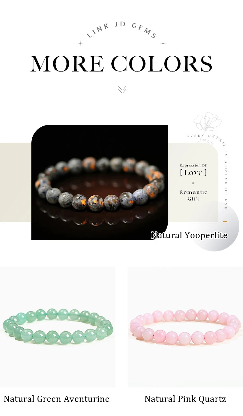 Natural Stone Beads Bracelet for Reiki Healing - Smarsty