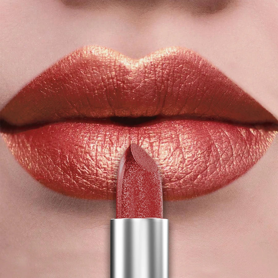 Bold Metallic Lipstick Set for Long Lasting Shine - Smarsty