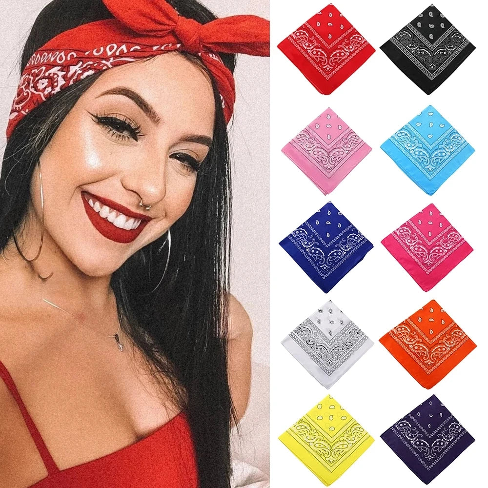 Stylish Bohemian Cotton Bandana Scarf For Women And Girls - Smarsty