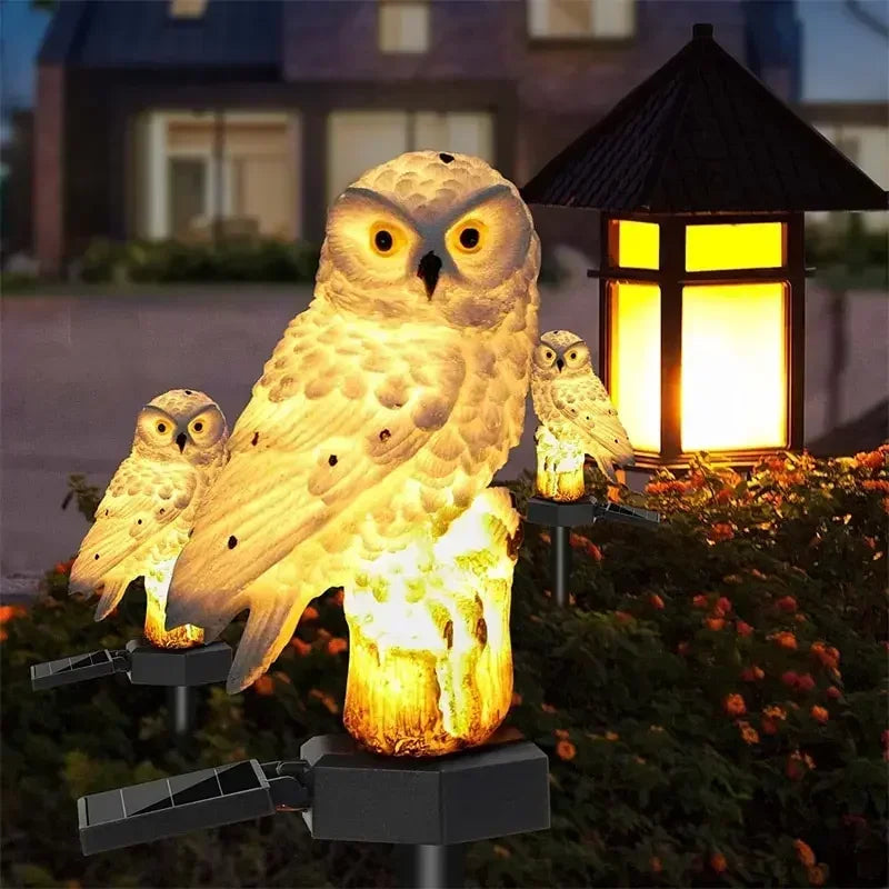 Solar Powered Owl Garden Light for Outdoor Decoration - Smarsty
