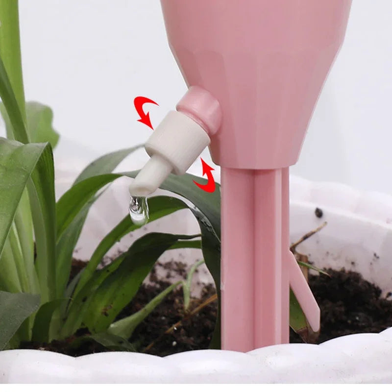 Adjustable Drip Irrigation System for Self Watering Plants - Smarsty