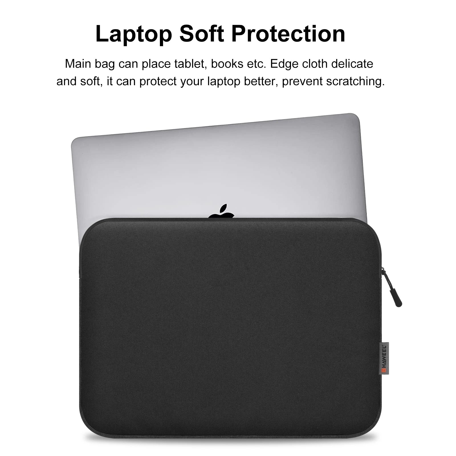 Canvas Laptop Sleeve With Zipper For 15 To 16 Inches