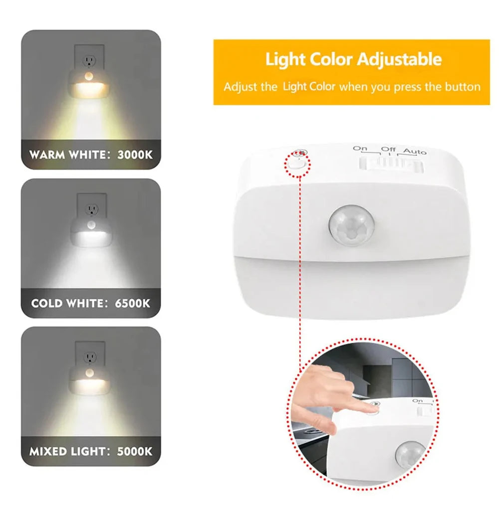 Smart Motion Sensor LED Night Light for Home Use - Smarsty