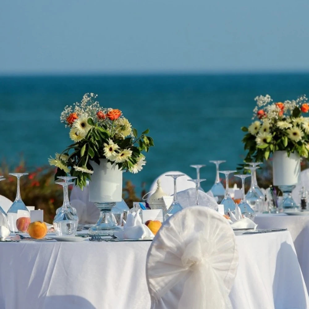 Rectangle Satin Tablecloth for Elegant Wedding Decor - Smarsty