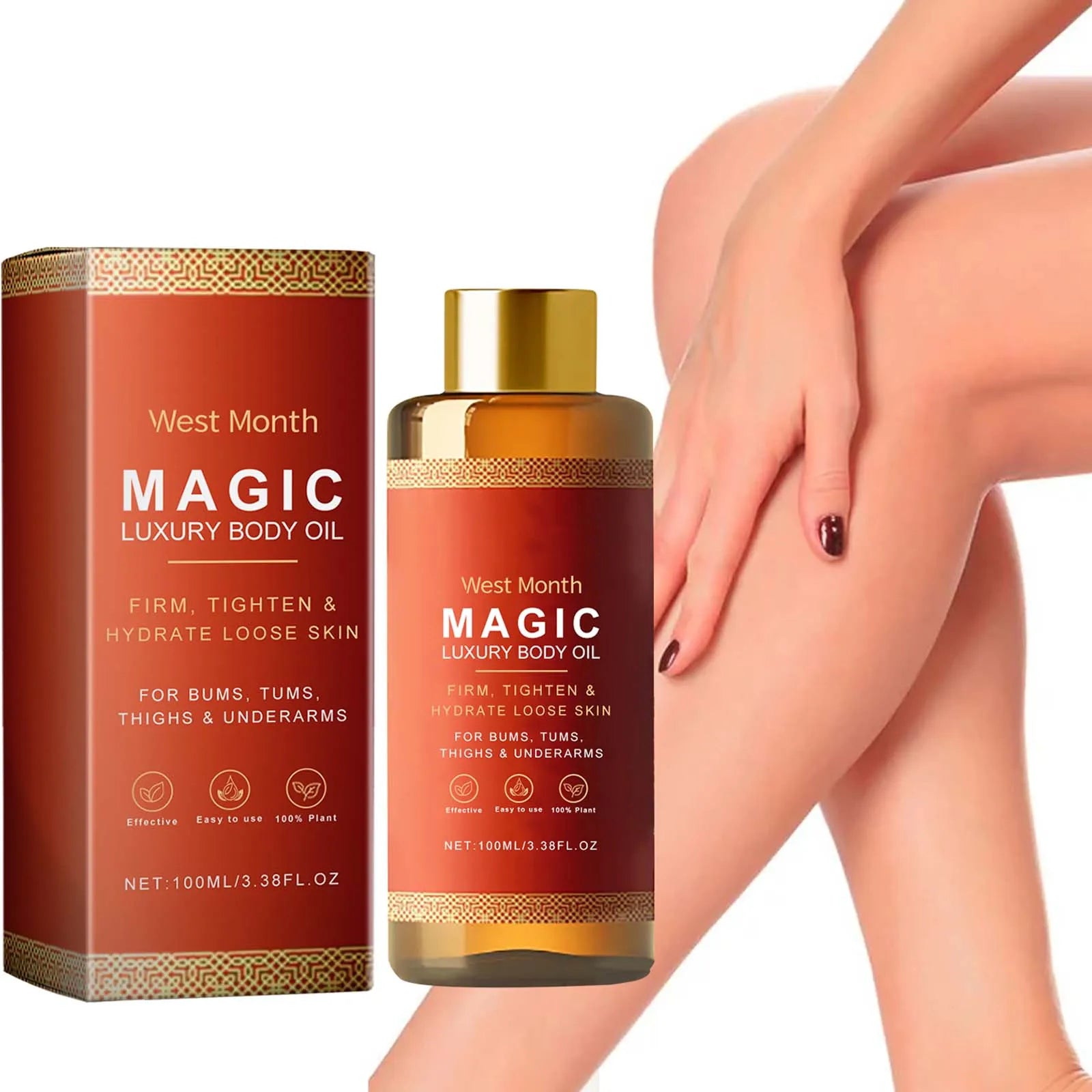 Tightening Body Oil for Firming and Moisturizing Skin - Smarsty