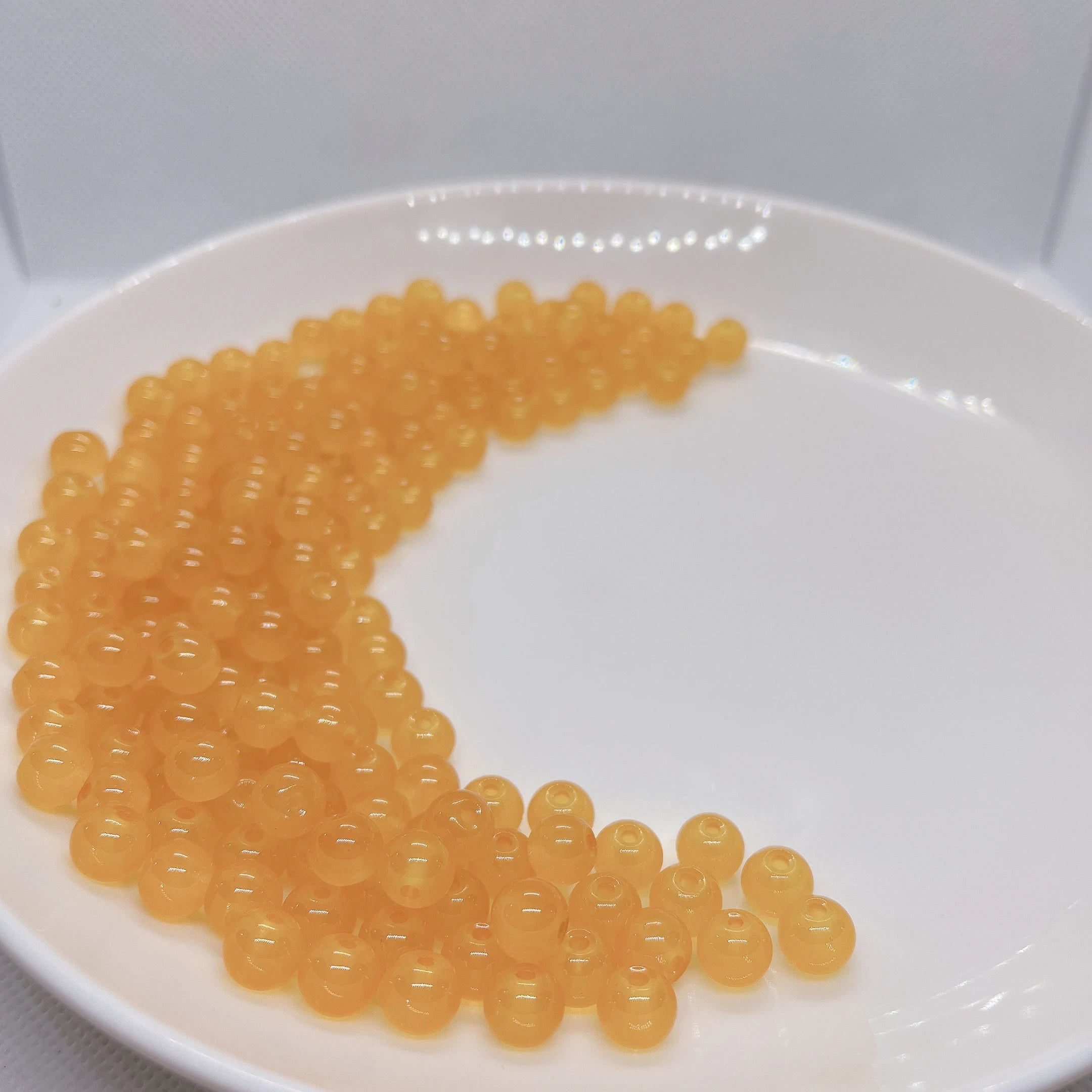 8mm Multicolor Glass Beads for Handmade Jewelry - Smarsty