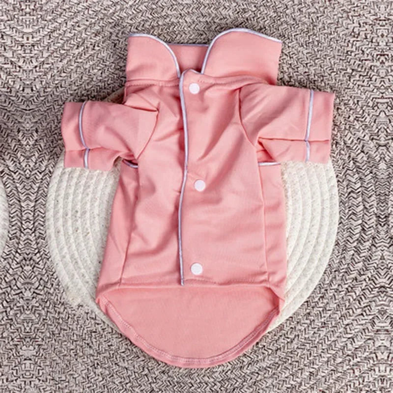 Summer Dog Pajamas for Small Dogs Comfortable Pet Clothing - Smarsty