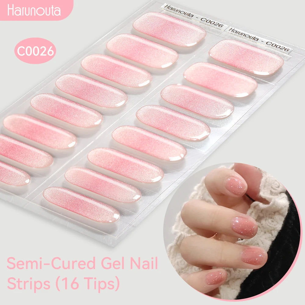 Gradient Auroras Gel Nail Strips for Easy DIY Manicure - Smarsty