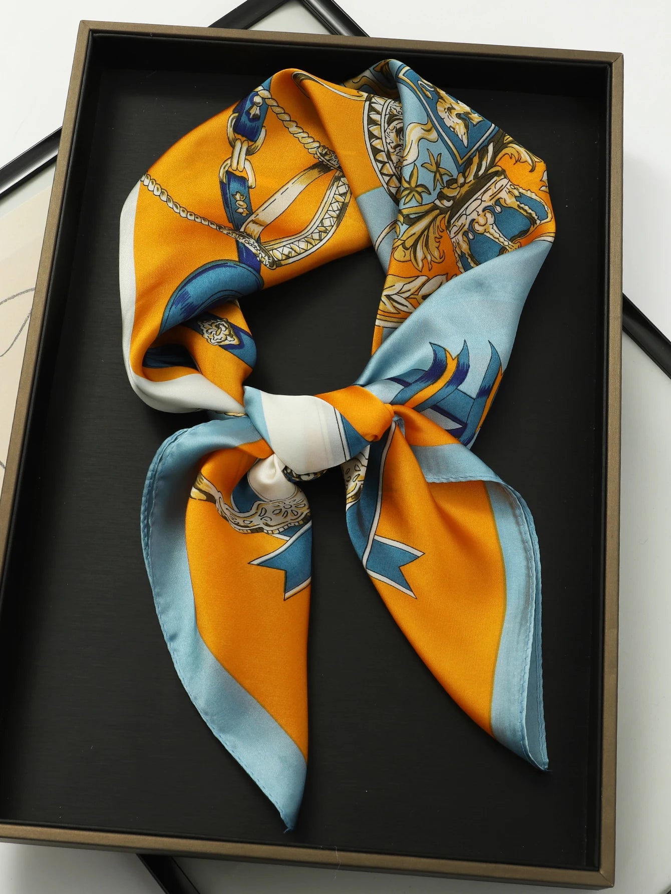 Luxury Silk Satin Scarf for Women with Sun Protection - Smarsty