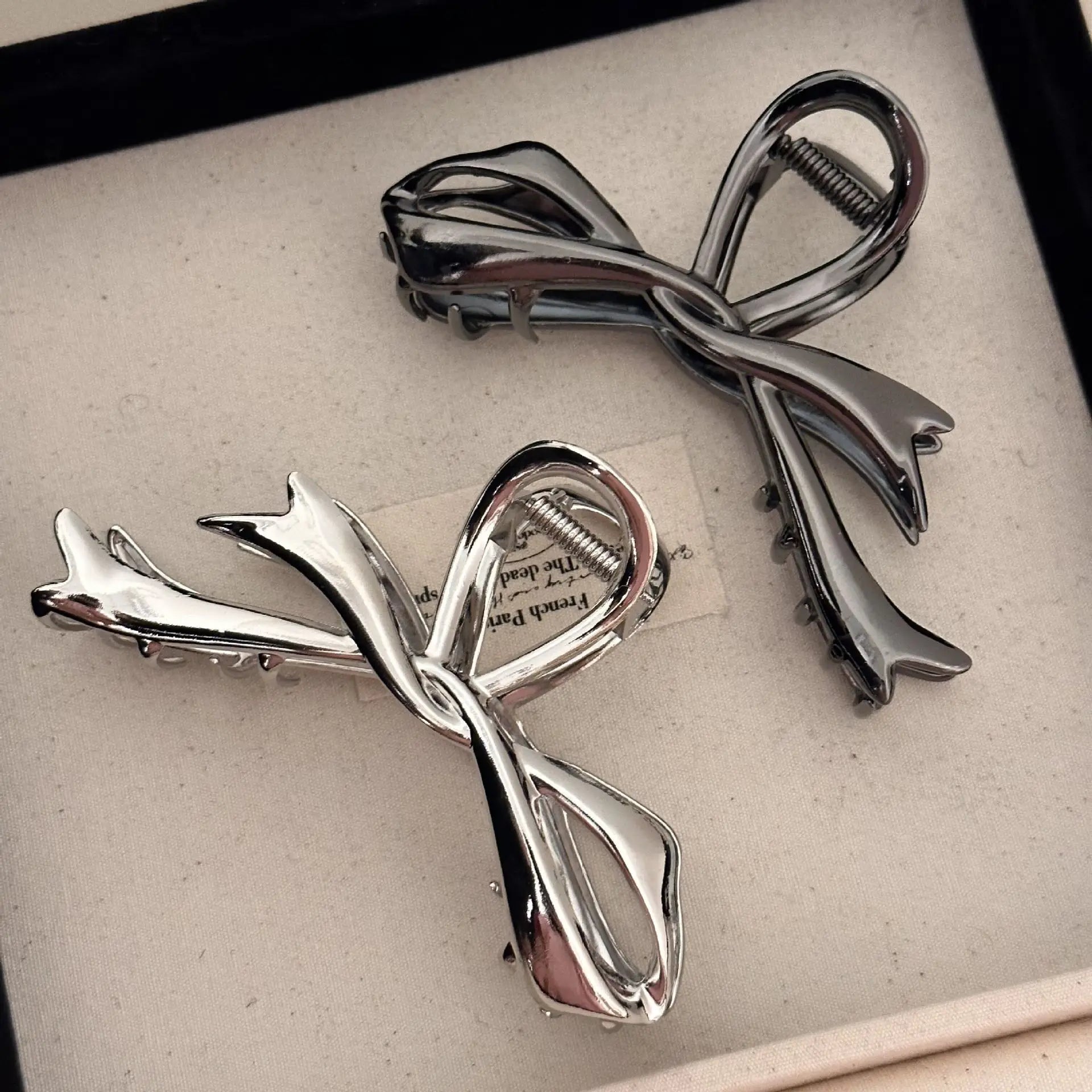 Korean Geometric Metal Hair Clip Durable Alloy Claw - Smarsty