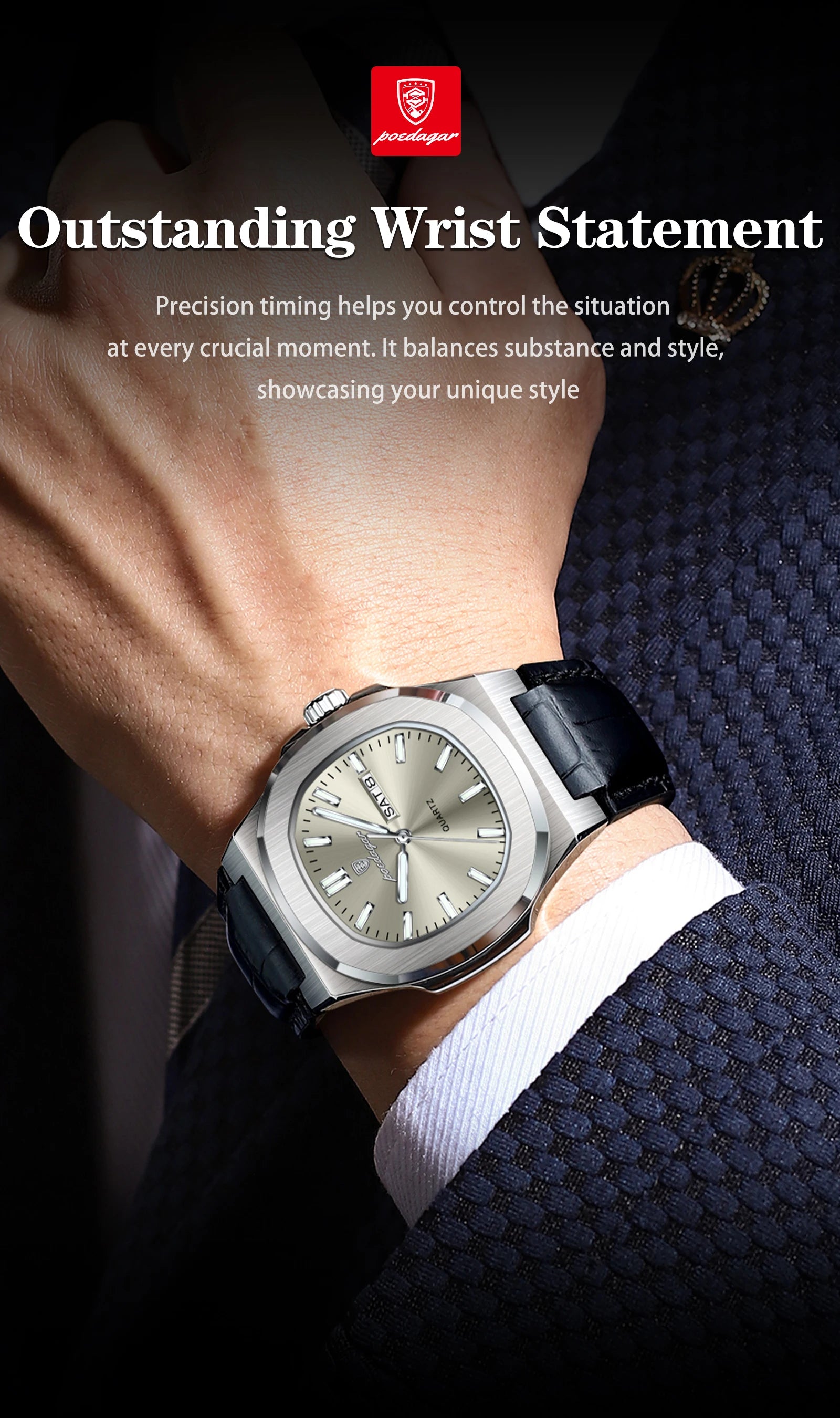 Luxury Luminous Waterproof Watch For Men - Smarsty