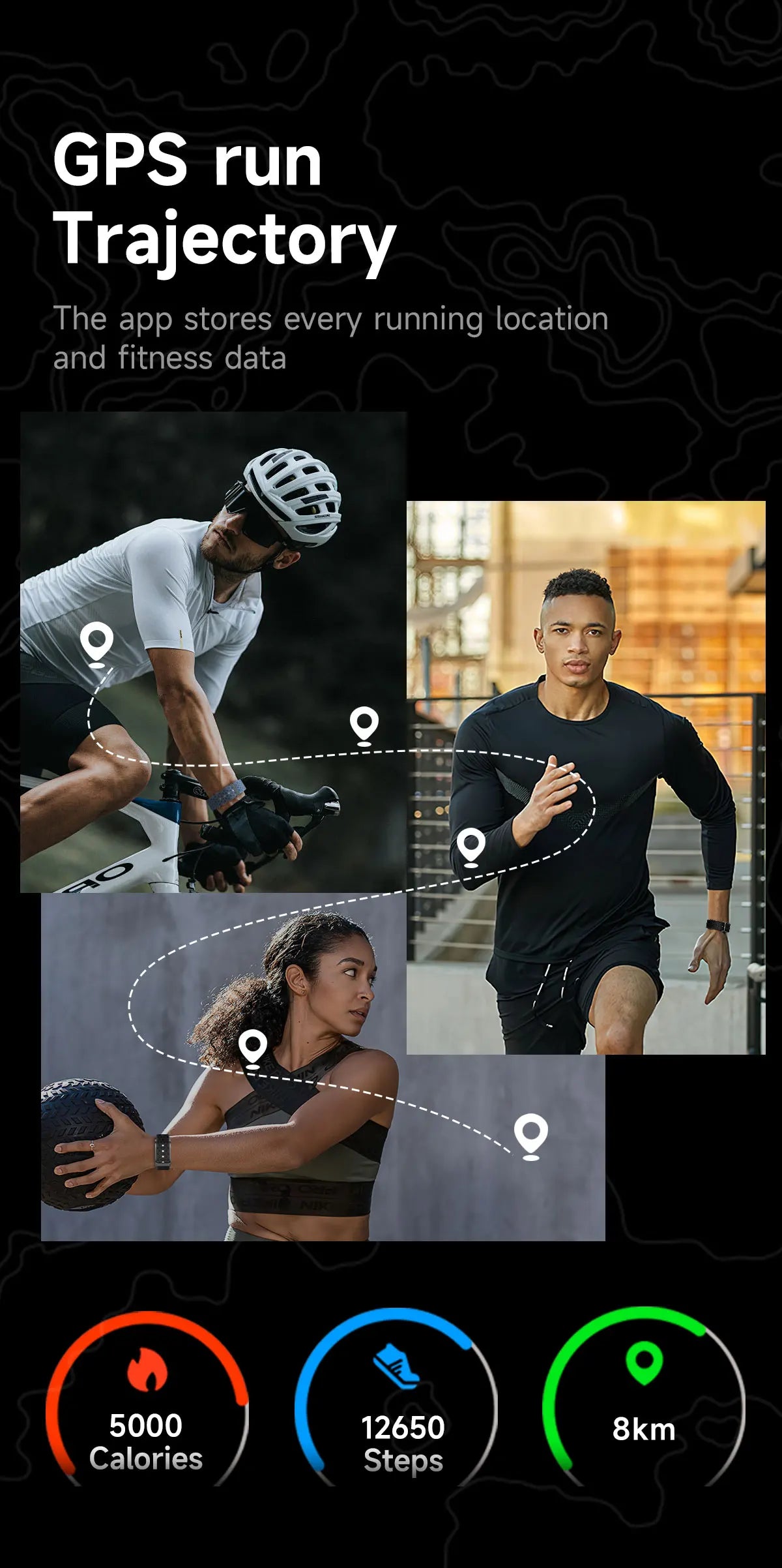 Men's Waterproof Smartwatch with Heart Rate Monitor - Smarsty