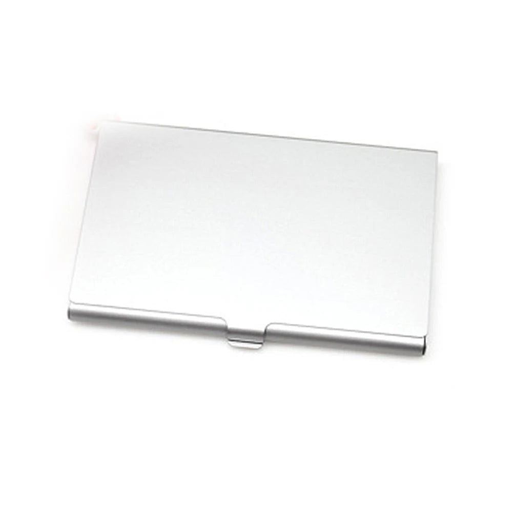 Creative Business Card Case Aluminum Alloy Bank Credit ID Card Wallet Name Card Holder Metal Box Cover Card Holder Men Wallet