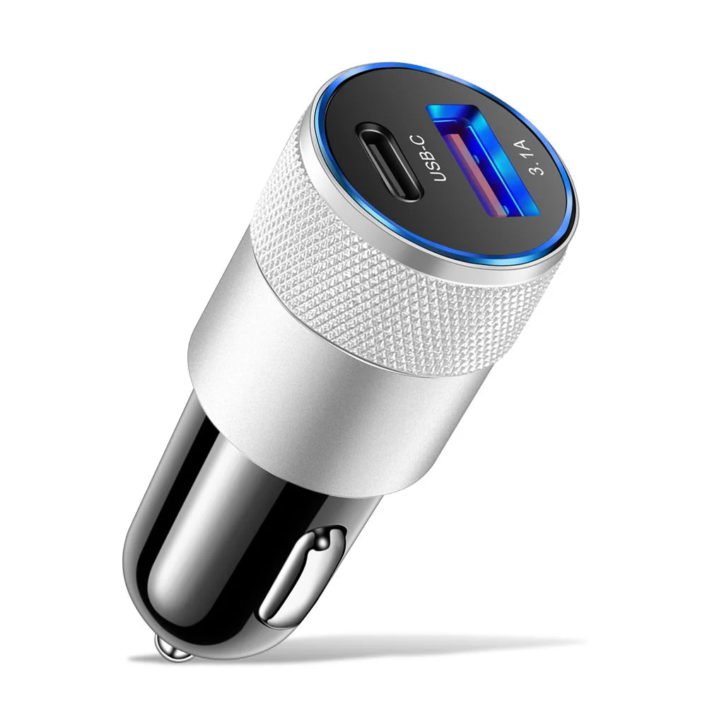 HeavyDuty USB Type C Car Charger PD Fast SixtyFiveW Output - Smarsty
