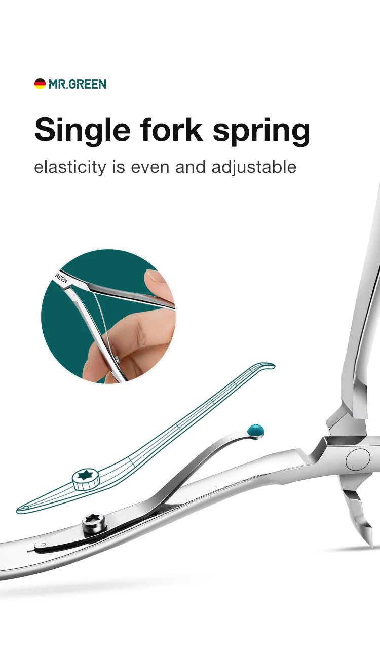 Stainless Steel Cuticle Nipper and Pusher Tool - Smarsty