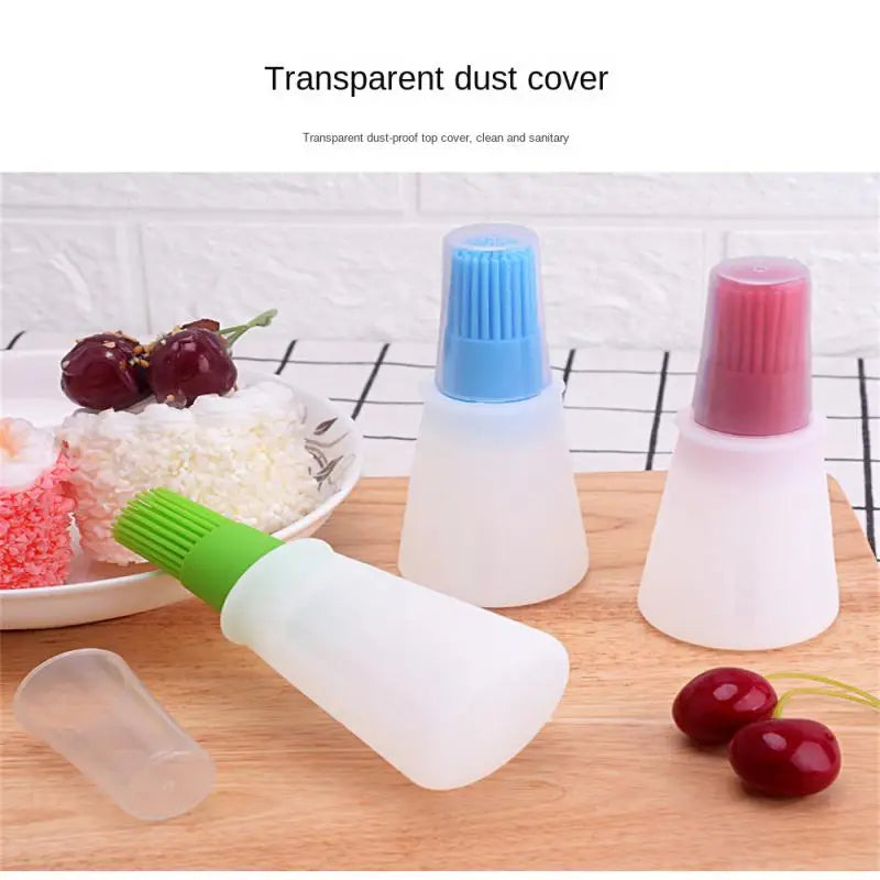 Silicone Oil Dispenser Brush for High Temperature Cooking - Smarsty