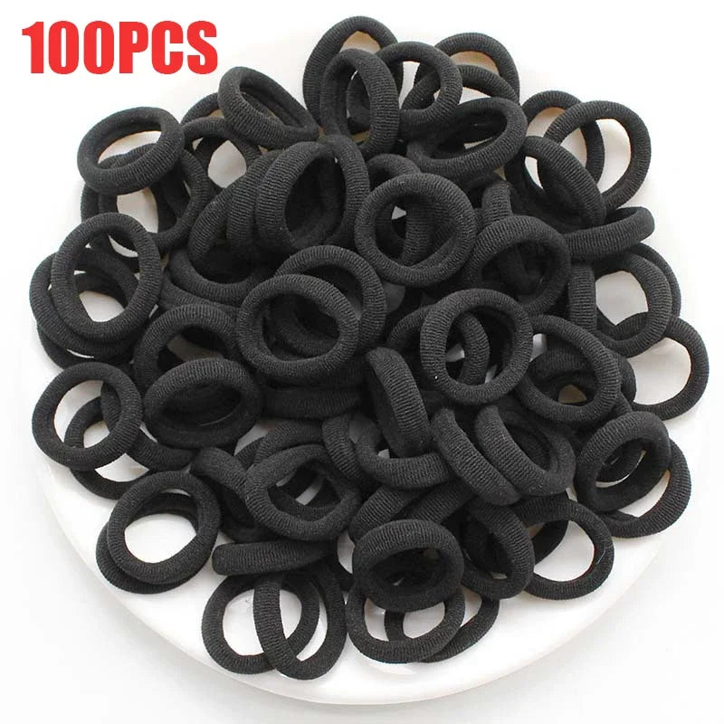 Girls Colorful Elastic Hair Bands Non Slip Soft Ties - Smarsty