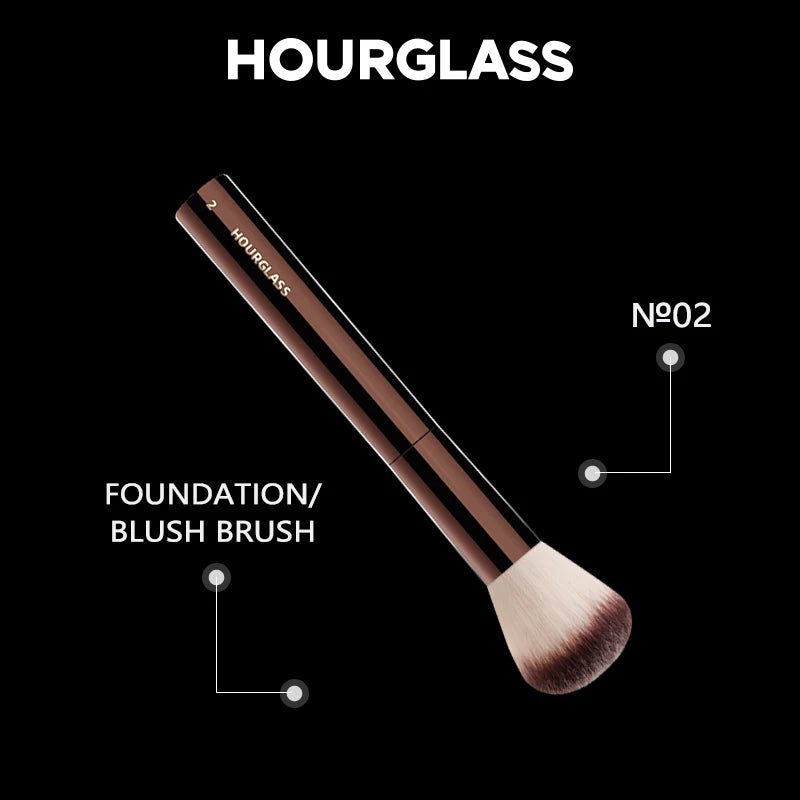 Hourglass No 2 Foundation Blush Brush Soft Fiber Hair - Smarsty