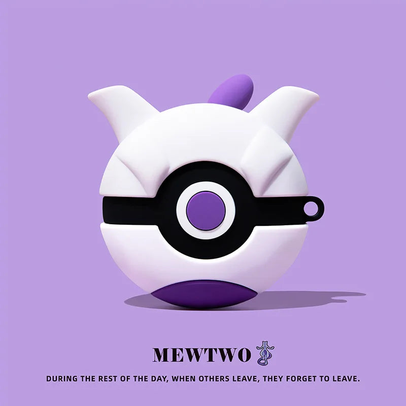 Cute Poke Ball Silicone Case For Airpods Pro 2 - Smarsty