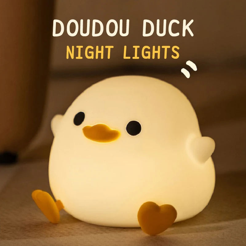 Soft Light Doudou Duck Night Light for Kids - Smarsty