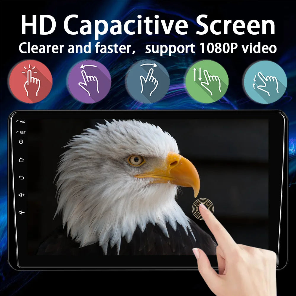 9 Inch Touchscreen Car Stereo With CarPlay And Android Auto - Smarsty