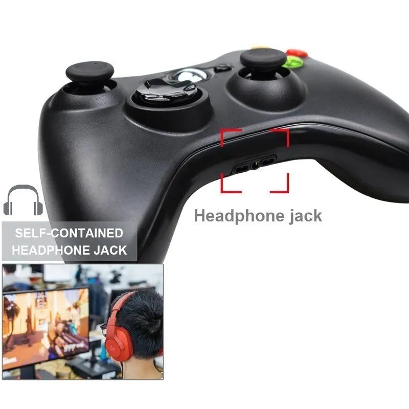 Xbox 360 Wired Game Controller With Dual Vibration Feature - Smarsty