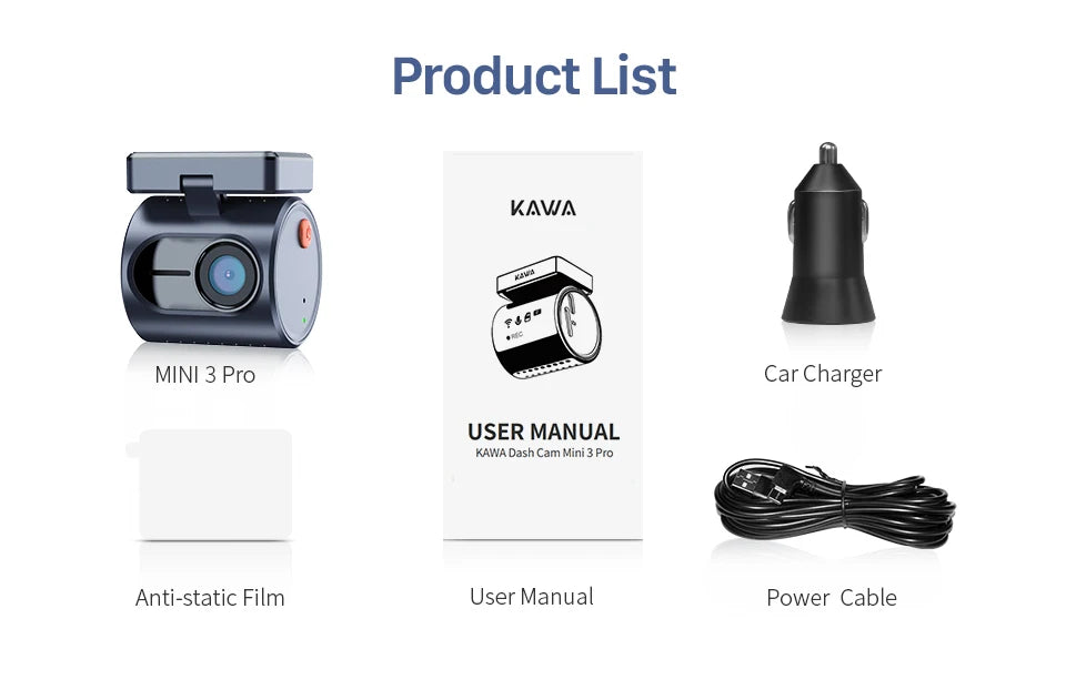 2K Tiny Car DashCam With WiFi App And Voice Control - Smarsty