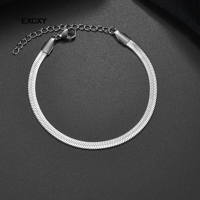 9mm Stainless Steel Bracelet Unisex Daily Wear Charm - Smarsty