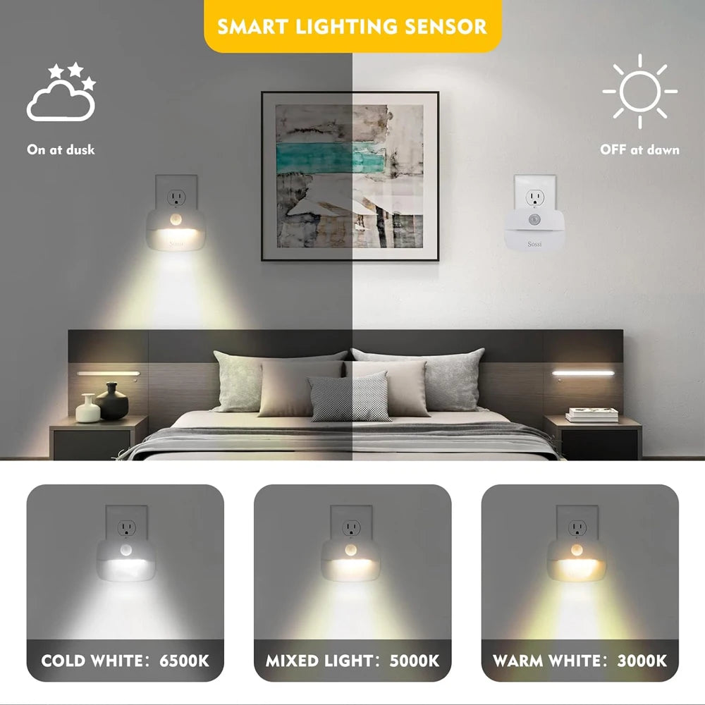 Smart Motion Sensor LED Night Light for Home Use - Smarsty