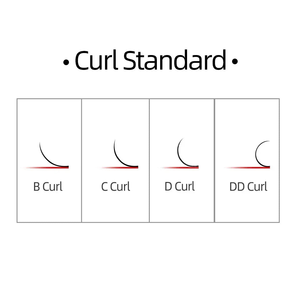 16 Rows Black Matte Eyelash Extensions for Natural Look - Smarsty