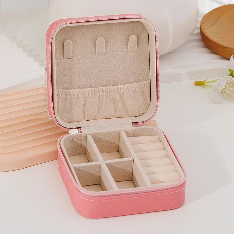 Portable Jewelry Organizer Case for Travel Storage - Smarsty