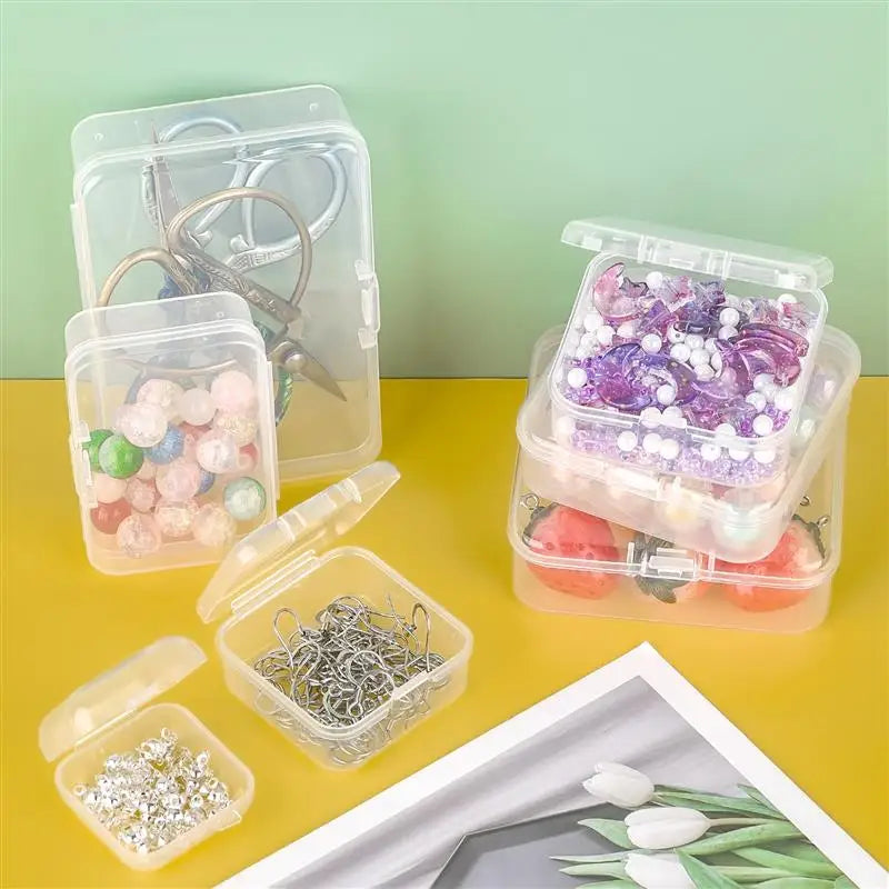 Translucent Plastic Jewelry Storage Box Set - Smarsty