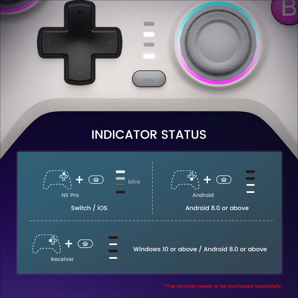 GameSir Nova PC Gamepad with HD Rumble for Nintendo Switch - Smarsty
