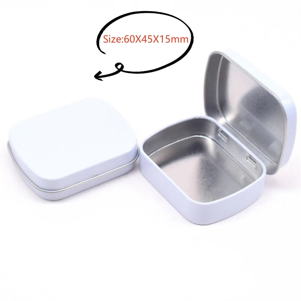 Small Metal Storage Box for Jewelry and Coins - Smarsty