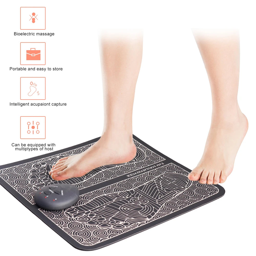 Electric Foot Massager Pad for Sore Feet Relief - Smarsty